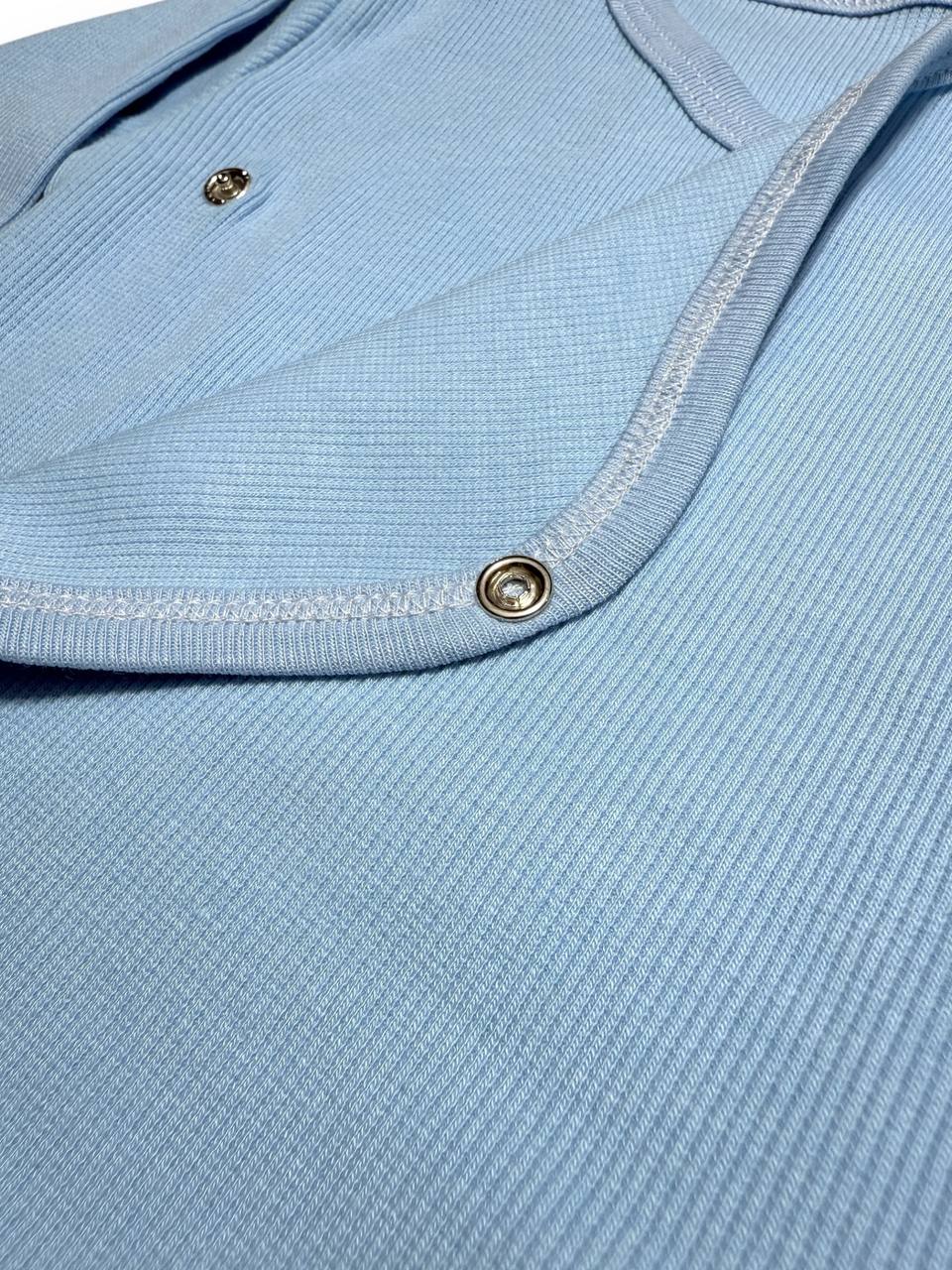 NIEBIESKI KOMBINEZON Z CZAPKĄ