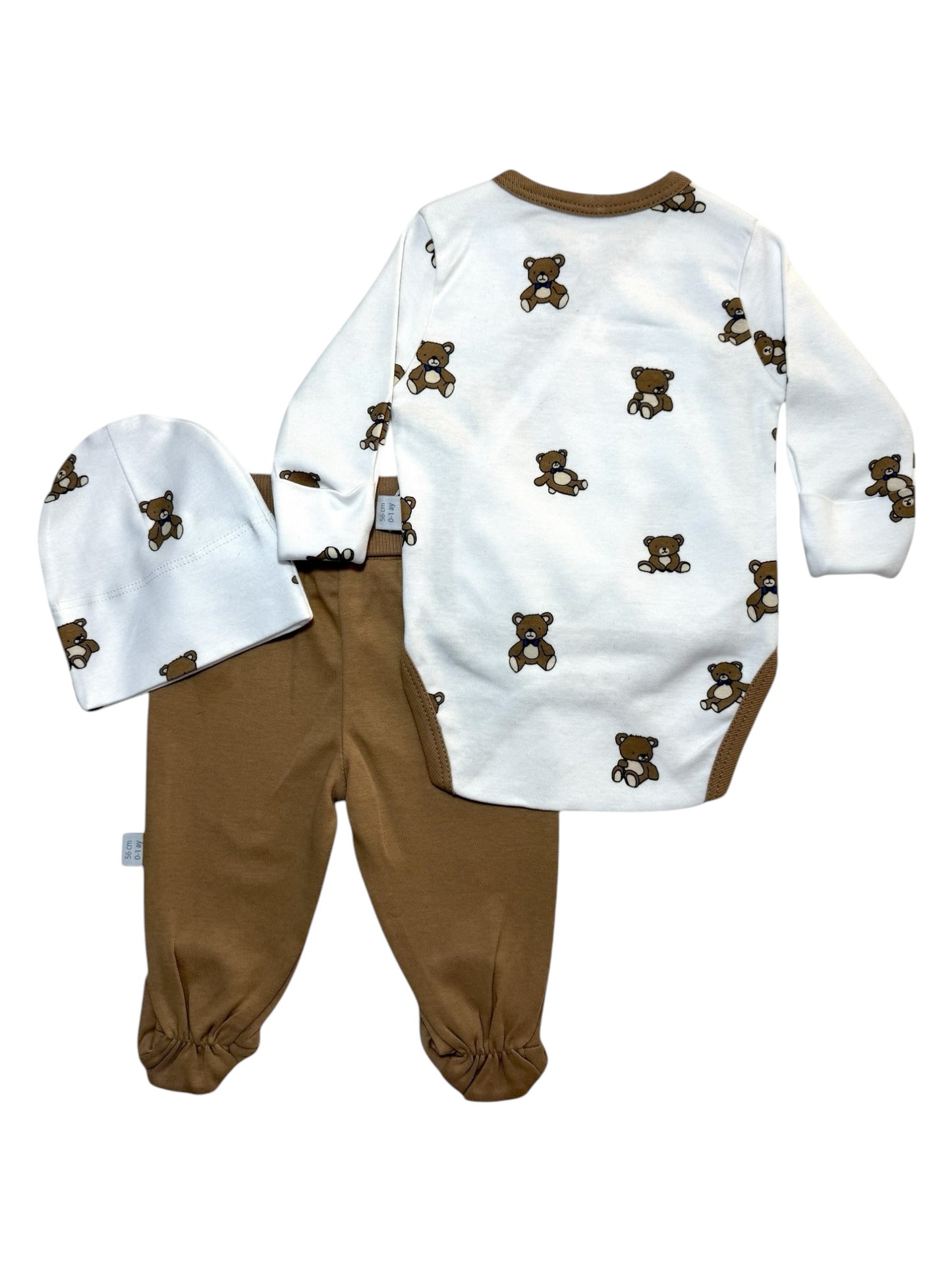 ZESTAW Z SPODNIAMI ORAZ BODY I CZAPKA W MISIE