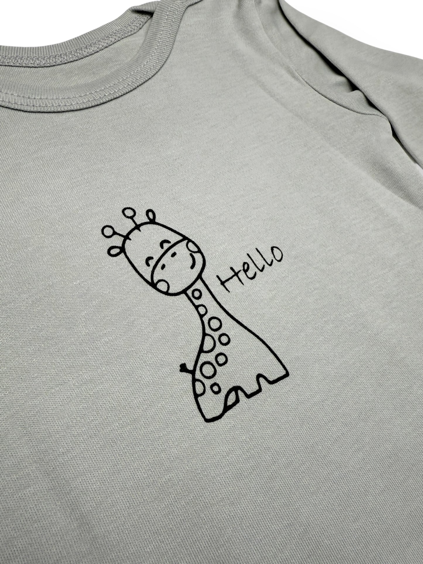 SZARE BODY Z ŻYRAFĄ