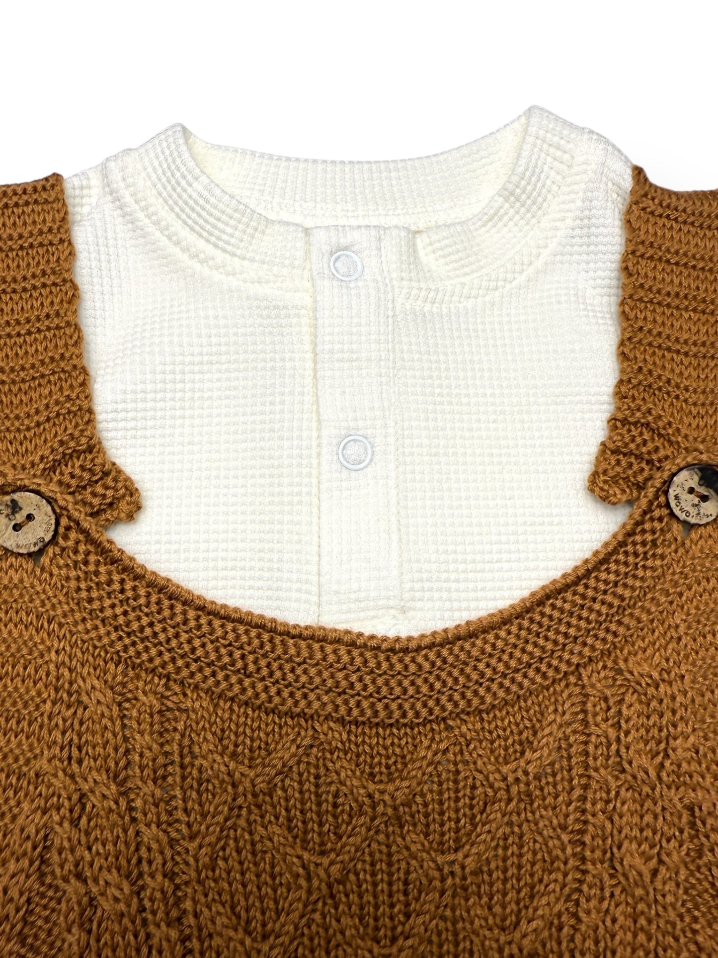 BRĄZOWE OGRODNICZKI Z KOSZULKĄ