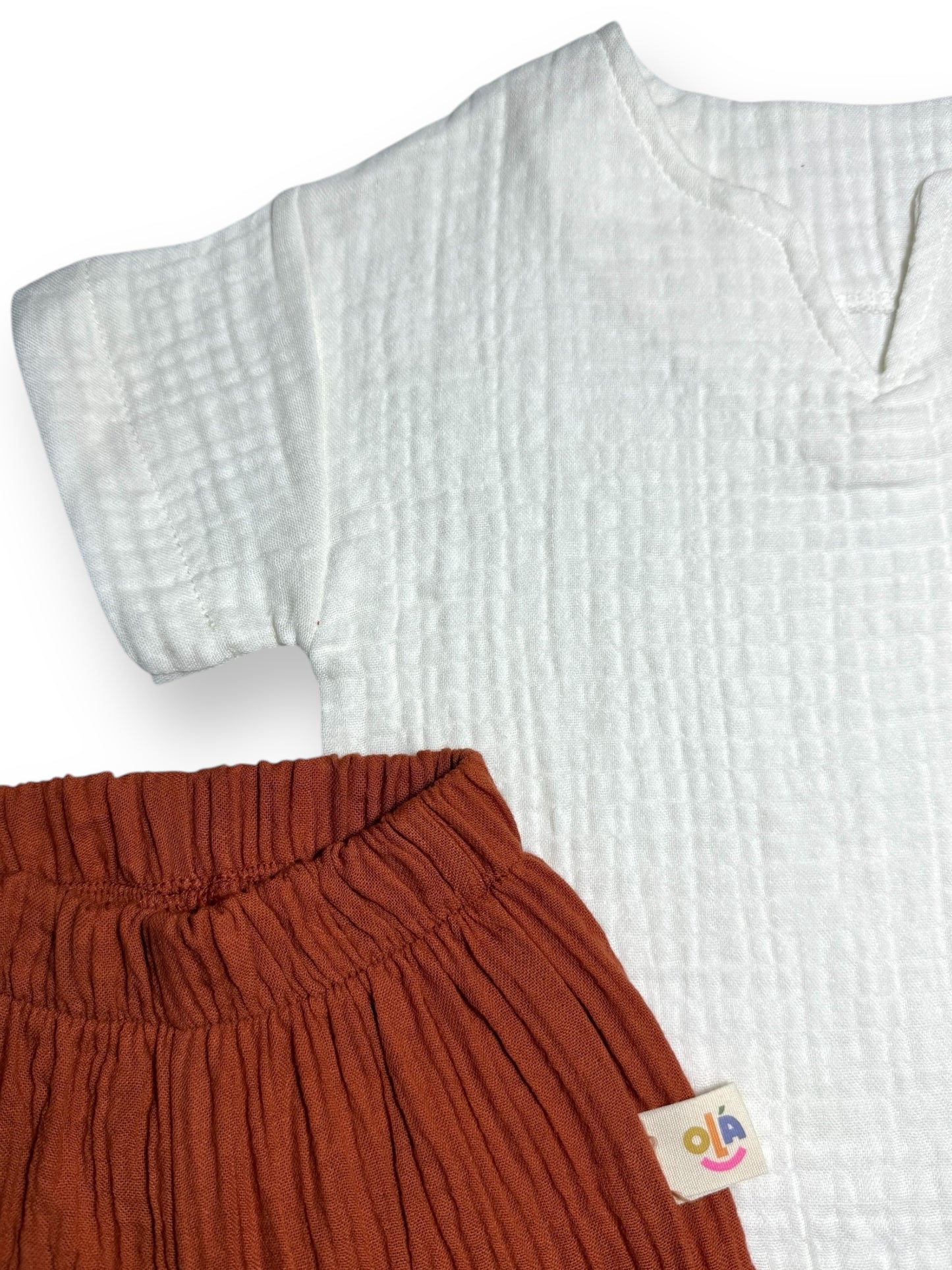 KOSZULKA I SZORTY MUSLIN