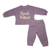 FIOLETOWY DRES GOOD VIBES
