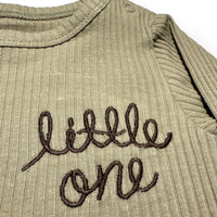 KHAKI KOMPLET Z BODY LITTLE ONE